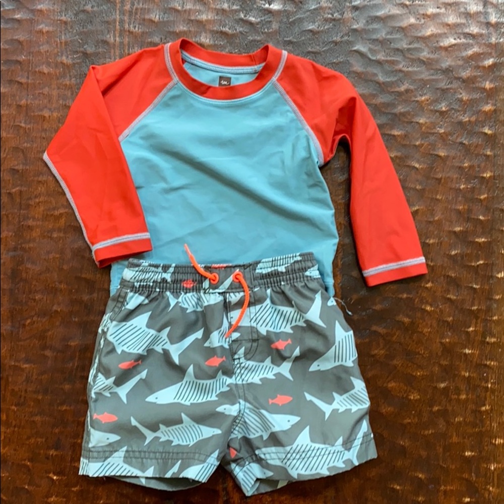 Tea Collection Boys Swim Set 12-18 months